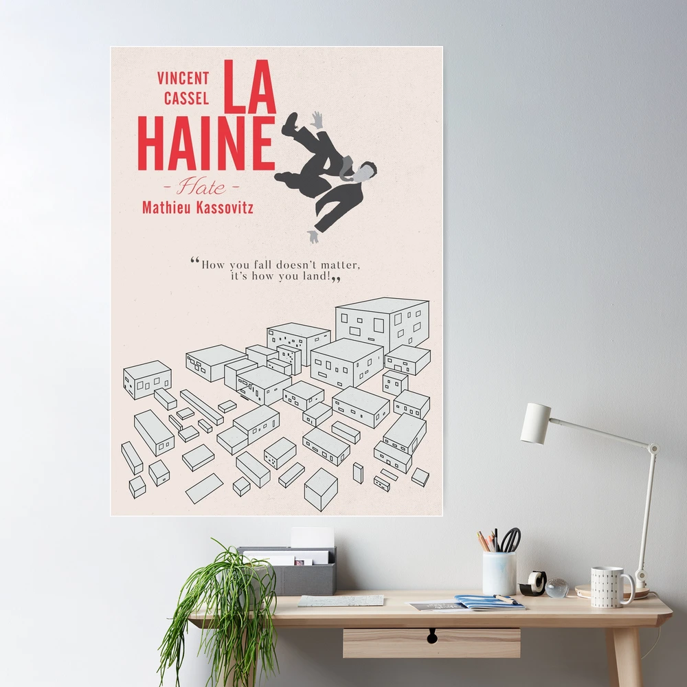 LA HATE Original Cinema Poster ROULEE 53x40 Movie Poster Mathieu Kassovitz