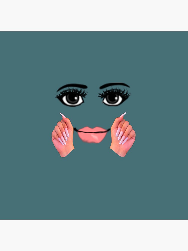 woman face roblox  Sticker for Sale by CoreyArms