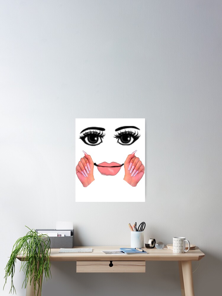 woman face roblox  Sticker for Sale by CoreyArms