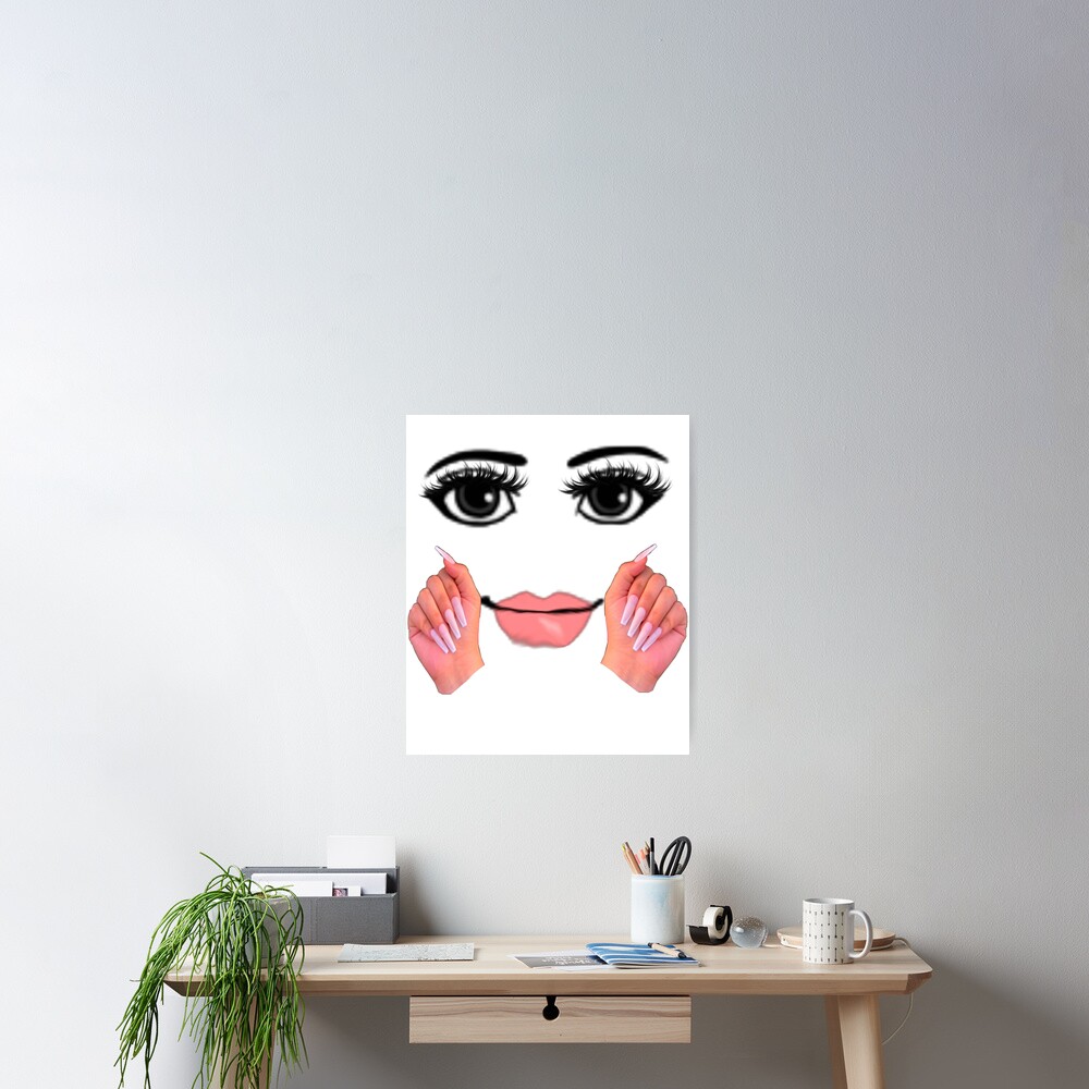 woman face roblox | Art Print