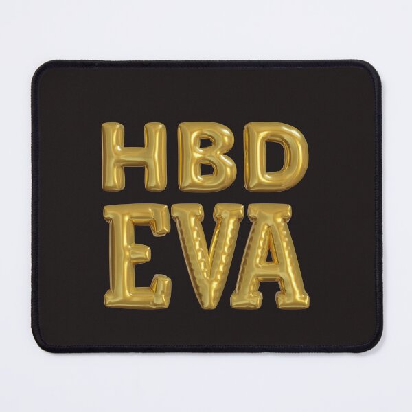 Artikelvorschau, Alles Gute zum Geburtstag EVA, HBD Eva, Alphabet Eva Name, künstlerischer Eva Name, entworfen und verkauft von Celebrationist.