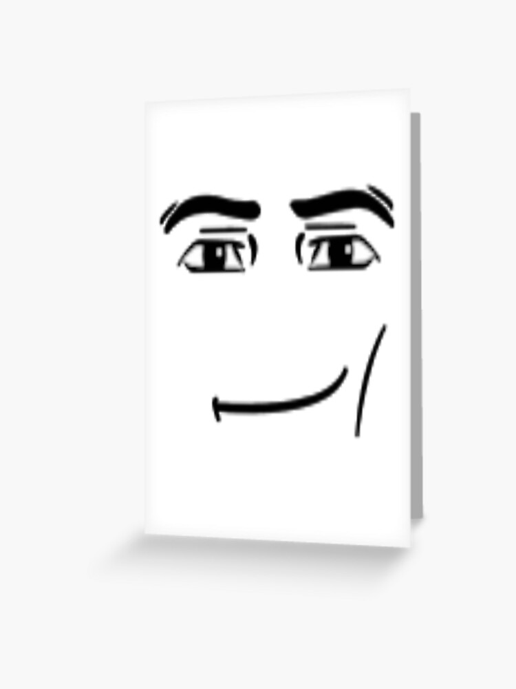 woman face roblox Greeting Card for Sale by CoreyArms