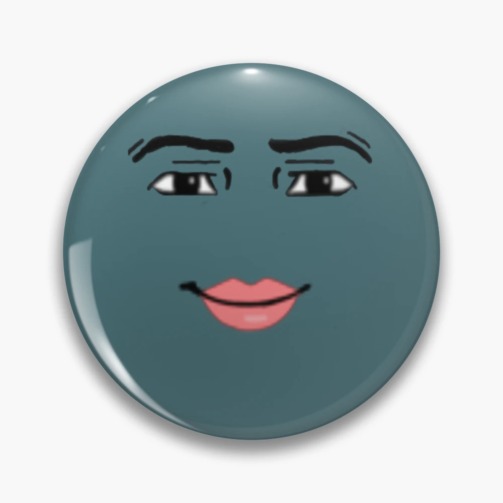 Man Face Roblox Pin for Sale by Trendingfy