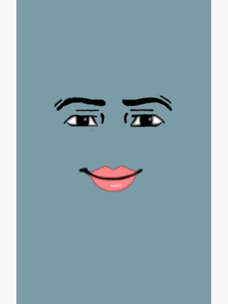 woman face roblox Art Print for Sale by CoreyArms