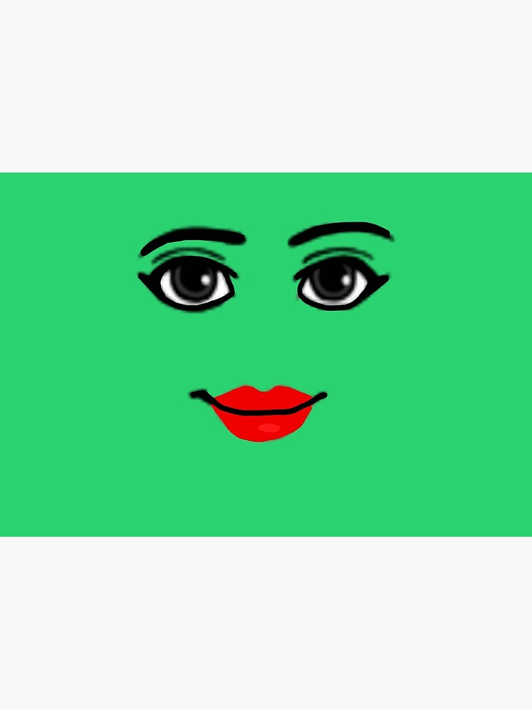 Green MakeUp Girl Face - Roblox