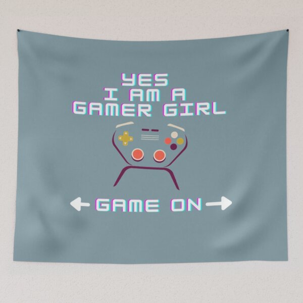 Item preview, Yes I Am Gamer Girl Game On designed and sold by CoreyArms.