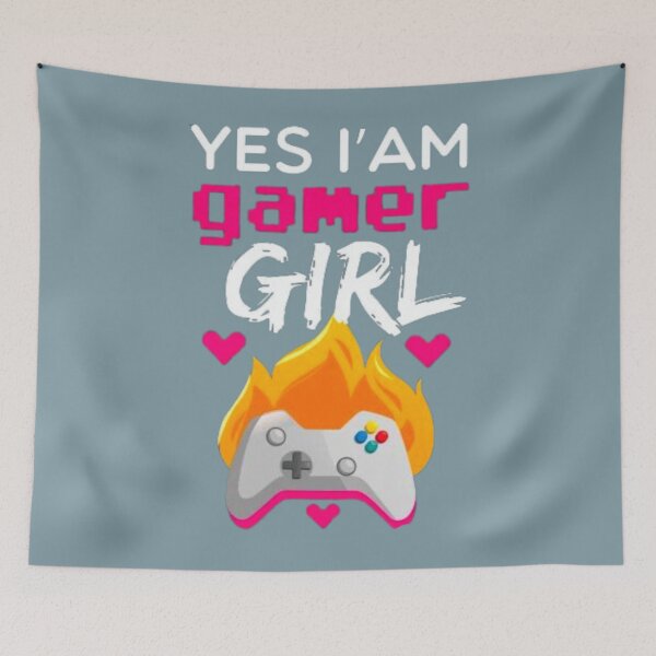 Item preview, Yes Im a gamer girl try to keep up daisy pattern  aesthetic roblox girl  designed and sold by CoreyArms.