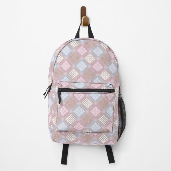 Item preview, Beige patchwork of squares with different patterns designed and sold by fuzzyfox.