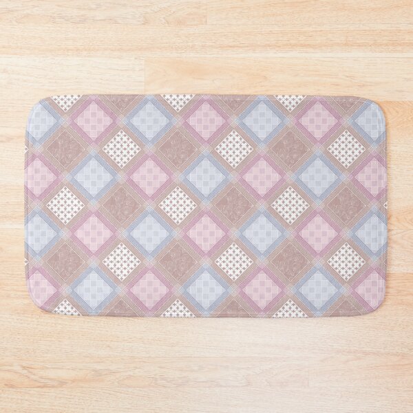 Item preview, Beige patchwork of squares with different patterns designed and sold by fuzzyfox.