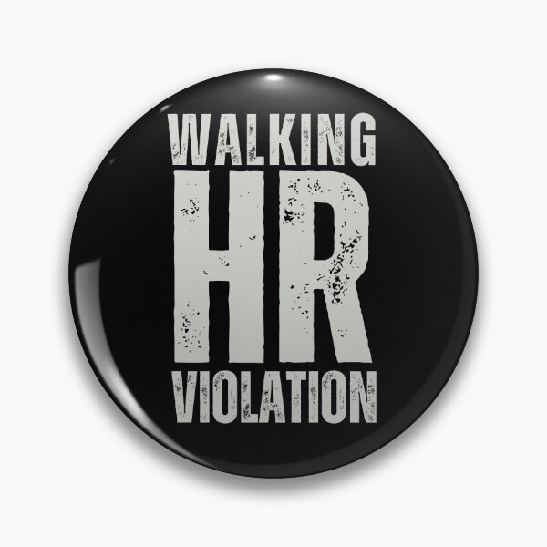Item preview, Walking HR violation designed and sold by PellSilversmith.