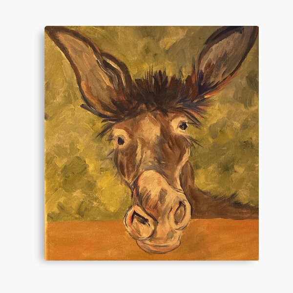 ARTCANVAS Donkey Mule Wild hotsell Ass Domesticated Farm Animal Canvas Art Print