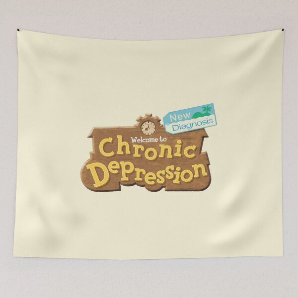 Item preview, Welcome To Chronic Depression New Diagnosis Logo Parody designed and sold by everything4eva.