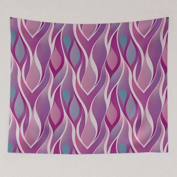 Item preview, Maroon Flame - Abstract Geometric Pattern designed and sold by Artilize.