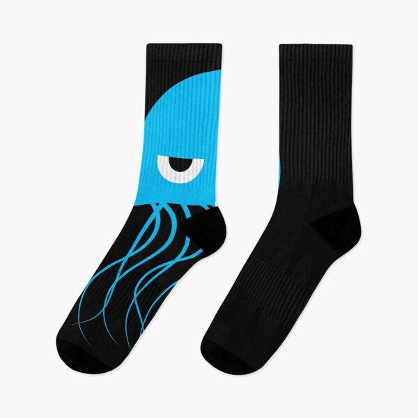 Item preview, Grump Blue Jelly Fish Kid In The Ocean designed and sold by ChristinasMess.