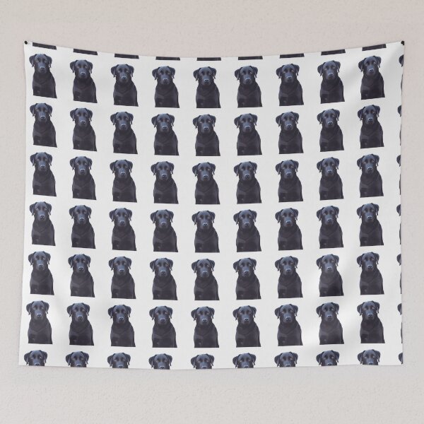 Artikelvorschau, Schwarzes Labrador retriever-Hundeaquarell, schwarzes Labor entworfen und verkauft von BestUncommonTee.
