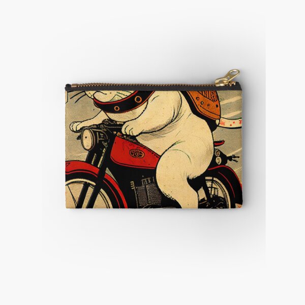 Artikelvorschau, Catsune auf dem Weg zur Arbeit - Retro-Motorrad entworfen und verkauft von mcmtdesigns.