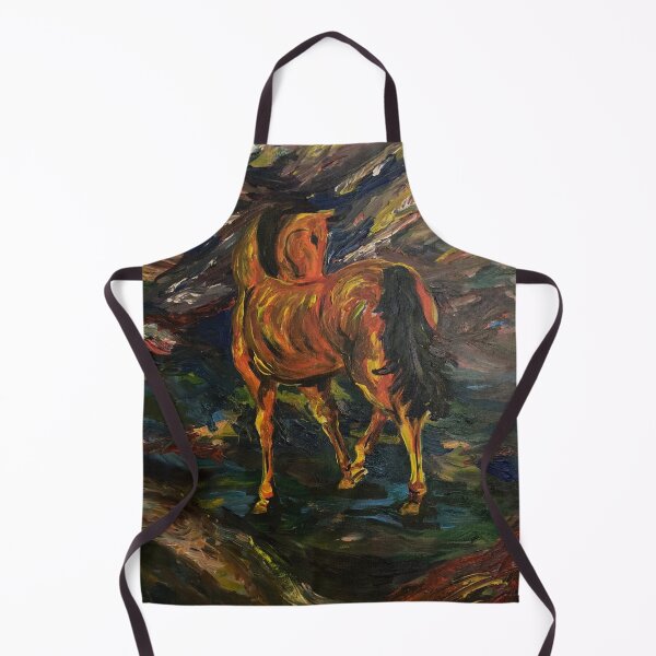 Item preview, Abstract horse in the mountains designed and sold by pennypaintsart.
