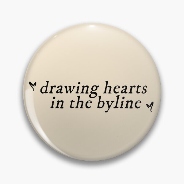 Item preview, drawing hearts in the byline designed and sold by Moniquemv.