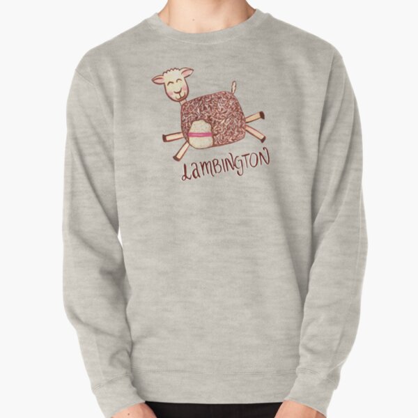 Lambington - White Pullover Sweatshirt