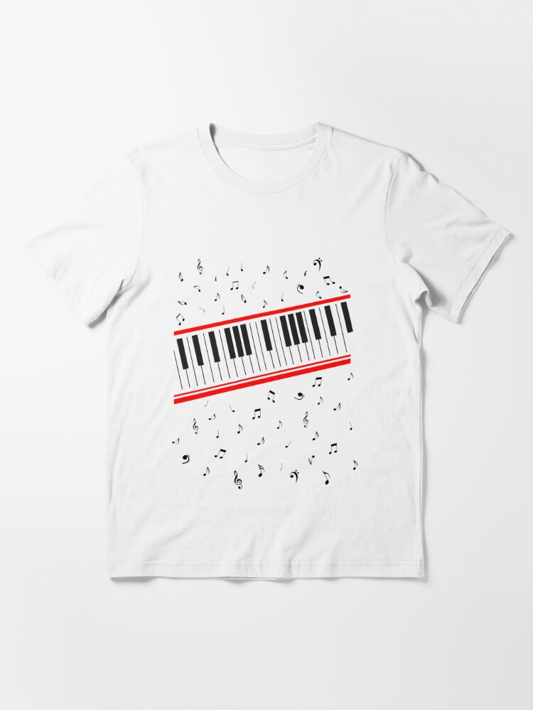 Ladies Piano Organic T-Shirt Music Worn by Michael Jackson Beat It  Instrument