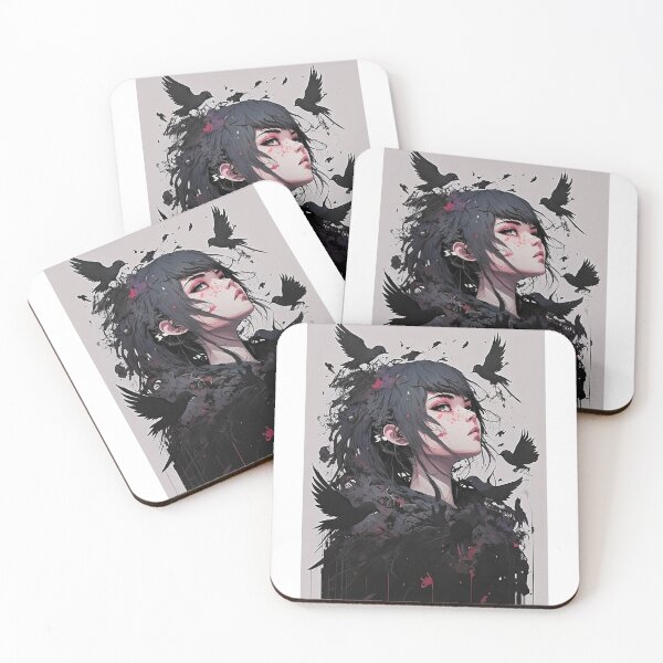 Item preview, Mystical Raven Girl designed and sold by ShirozafArt.