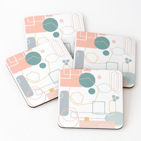 Item preview, CROWDED Abstract design, Bright Colorful Abstract, Pink Minimalist, Redbubble,Colorful Pack designed and sold by bubbley2021.
