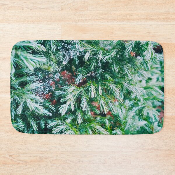 Item preview, Fir tree covered with drops of rain designed and sold by helenkaiy.