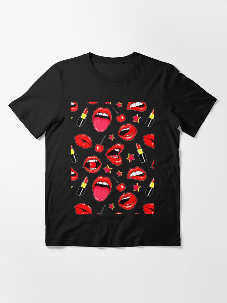 Mardi Gras Mouth Tee - Fleurty Girl