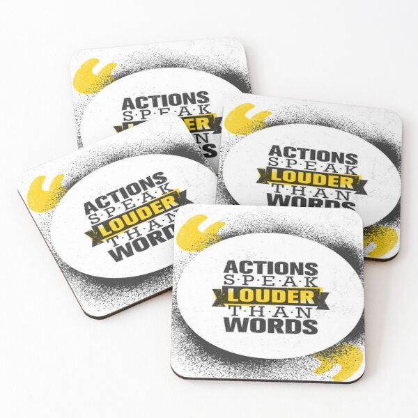 Item preview, Actions Speak Louder Than Words designed and sold by sagestar.