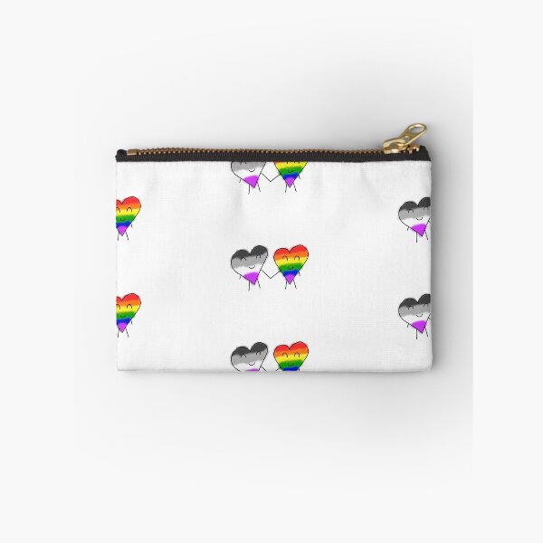 Item preview, Valentines Day Doodle Asexual Pride designed and sold by ECKDesign.
