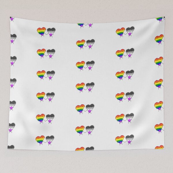 Item preview, Día de San Valentín Doodle Orgullo Asexual designed and sold by ECKDesign.