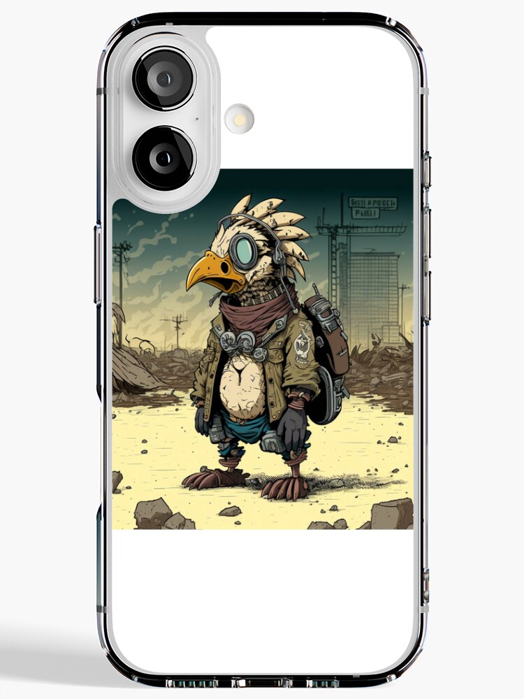 Thumbnail 1 of 5, iPhone Case, Apocalyptic Chicken designed and sold by 77CM.