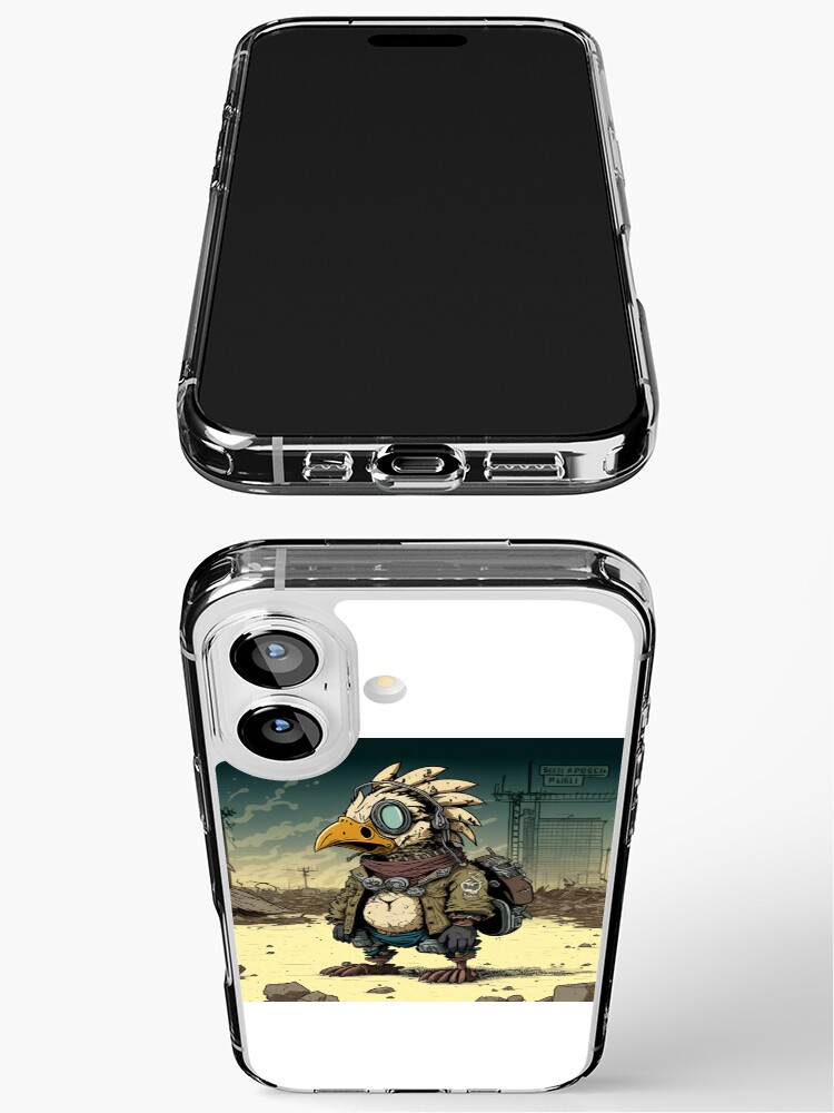 Thumbnail 3 of 5, iPhone Case, Apocalyptic Chicken designed and sold by 77CM.
