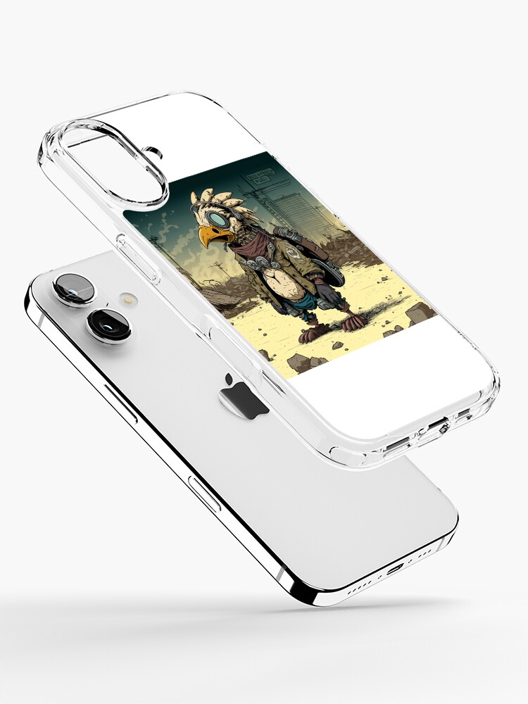 Thumbnail 2 of 5, iPhone Case, Apocalyptic Chicken designed and sold by 77CM.