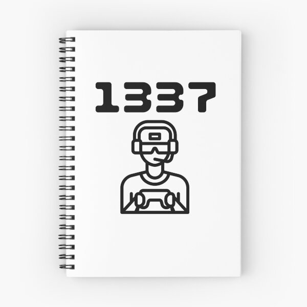 Item preview, 1337 gamer - White designed and sold by BusyMonkeys.
