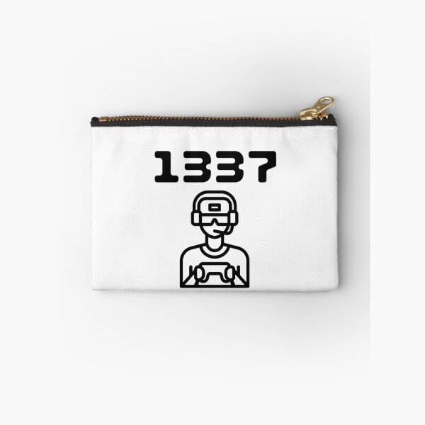 Item preview, 1337 gamer - White designed and sold by BusyMonkeys.