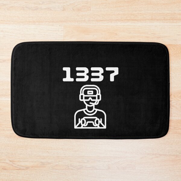 Item preview, 1337 gamer  - Black designed and sold by BusyMonkeys.
