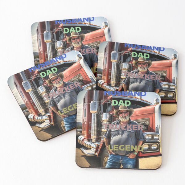 Artikelvorschau, Ehemann-Vater-Trucker-Legende entworfen und verkauft von BISJOU.