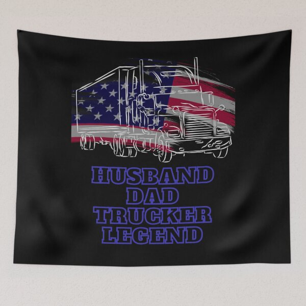 Item preview, Husband Dad Trucker Legend  designed and sold by harrisandre363.