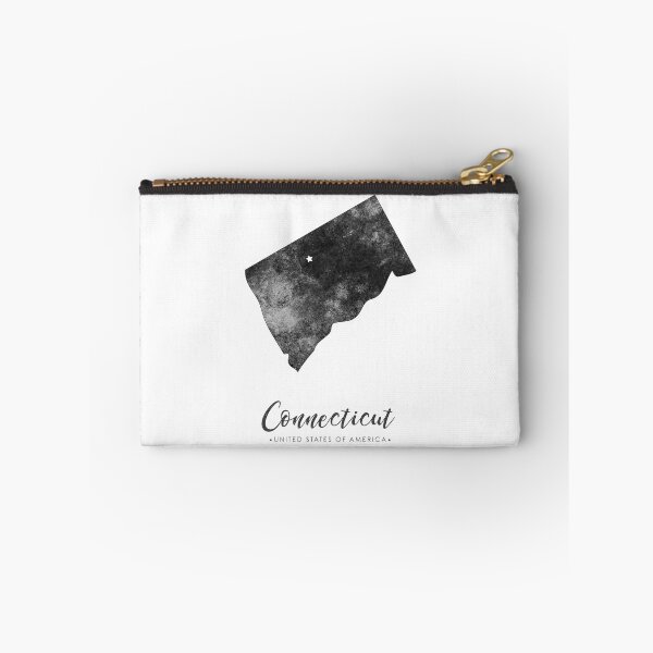 Item preview, Connecticut State Map Art - Grunge Silhouette designed and sold by Studio Grafiikka.