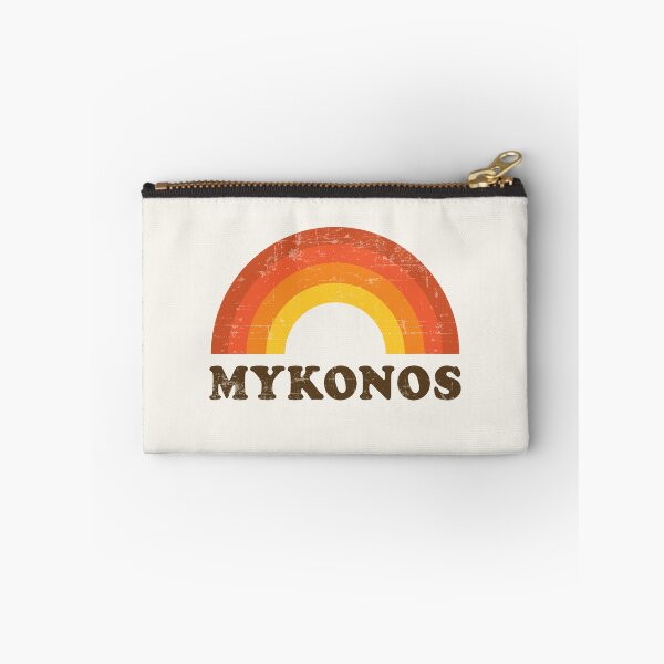 Item preview, Retro Vintage Mykonos Greece Souvenir 60s Style Rainbow designed and sold by Delightfully Cynical.