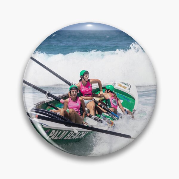 Item preview, Traditional Surf Rescue Surfboat Sweep fallen overboard designed and sold by Martin Berry Photography.