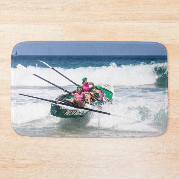Item preview, Traditional Surf Rescue Surfboat Sweep fallen overboard designed and sold by Martin Berry Photography.