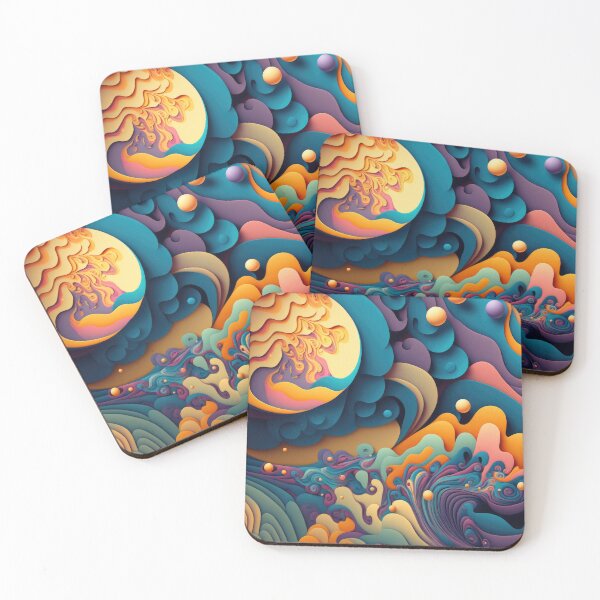 Item preview, Psychedelic Waves designed and sold by Keegan Maxwell.