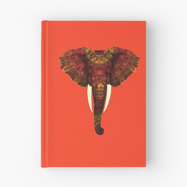 Item preview, Ornately Patterned African Elephant In Rustic Colors designed and sold by Artification.