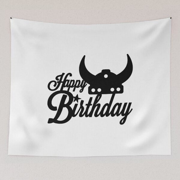 Item preview, Birthday T-Shirt, Happy Birthday T-shirt, viking theme, Birthday Gift, Design for Man and Ladies ,Boy and Girl ,Classic T-Shirt Gift designed and sold by sixday 7day.