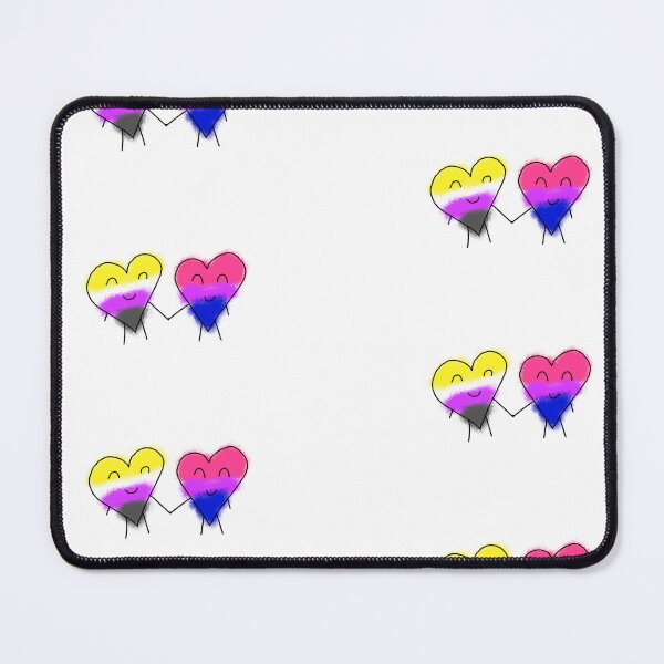 Item preview, Valentines Day Doodle Bisexual NonBinary designed and sold by ECKDesign.