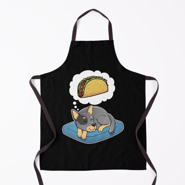 Item preview, Australian Cattle Dog dreaming about Tacos designed and sold by DoggieDelights.