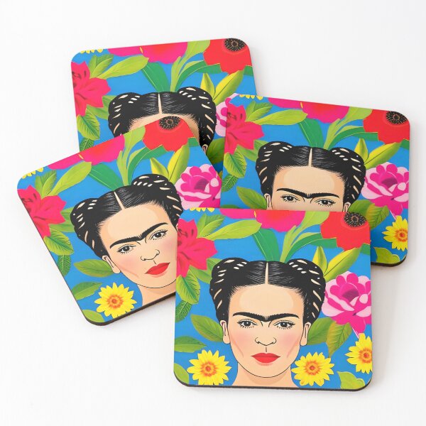 Item preview, Mexican Folklore Art inspired by Frida Kahlo, original artwork designed and sold by RoyalRepublics.