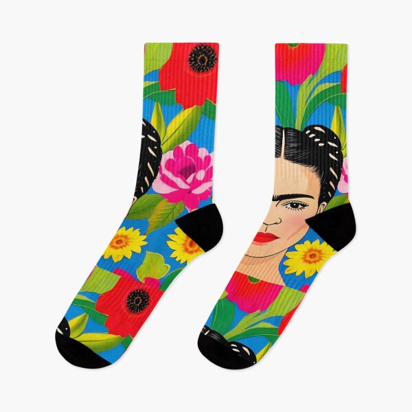 Item preview, Mexican Folklore Art inspired by Frida Kahlo, original artwork designed and sold by RoyalRepublics.